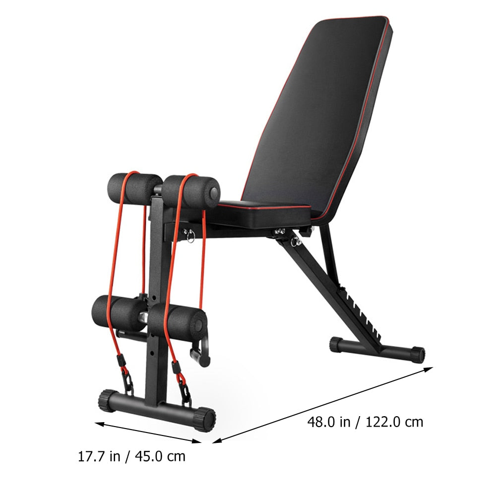 6 in 1 gym bench Multifunctional Supine Board Foldable abdominal machine bodybuilding home fitness equipment exercise training