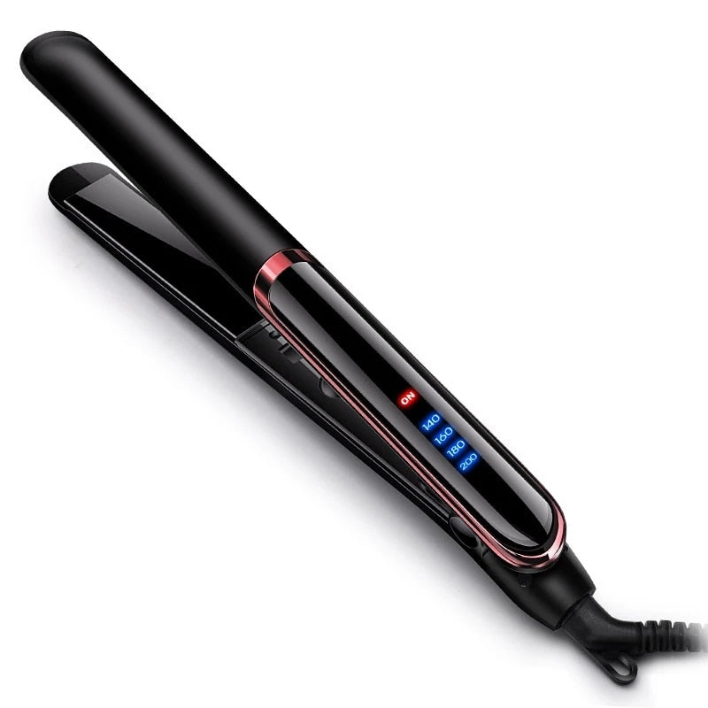 2in1 110v-220v ceramic Automatic hair straightener fast heating lengthened multifunctional hair straightener for dry wet hair