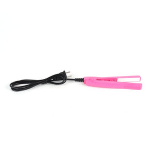 Professional Mini hair straightener Iron Pink Ceramic Electronic Hairs Straightening styling tools Home Use Big Sale