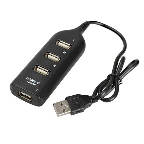 Hub Adapter USB Hub Mini USB 2.0 Hi-Speed 4-Port Splitter For PC Laptop Notebook Receiver Computer Peripherals Accessories