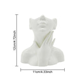 Human Body Vase Female Nude Sculpture Art Ceramics Vases Nordic Style Home Decoration Crafts Ornaments Gift Storage Accessories