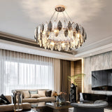 Light luxury chandelier crystal chandelier living room lamp modern minimalist atmosphere dining room chandelier high-end lamps