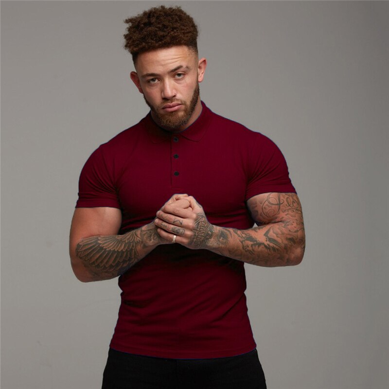 Brand Men Fashion Shirt New Fashion T Shirts Tops Short Sleeve Fitness Tshirt Cotton Mens Shirts Clothing Trend Casual T Shirts