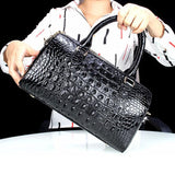 Luxury Designer Crocodile pattern leather female handbag leather shoulder bag fashion large capacity pillow bag female bag