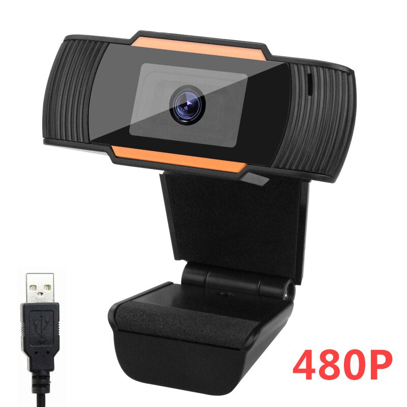 Webcam 1080P Full HD Web Camera Mini Computer PC Laptop Web Cam With Microphone Free Drive USB Web Cam For Live Broadcast Video