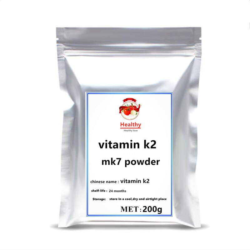 High quality Vitamin K2 Mk7 Powder Supplement for Osteoporosis k2 vitamin Liver Detoxifcation lowering the blood pressure mk-4