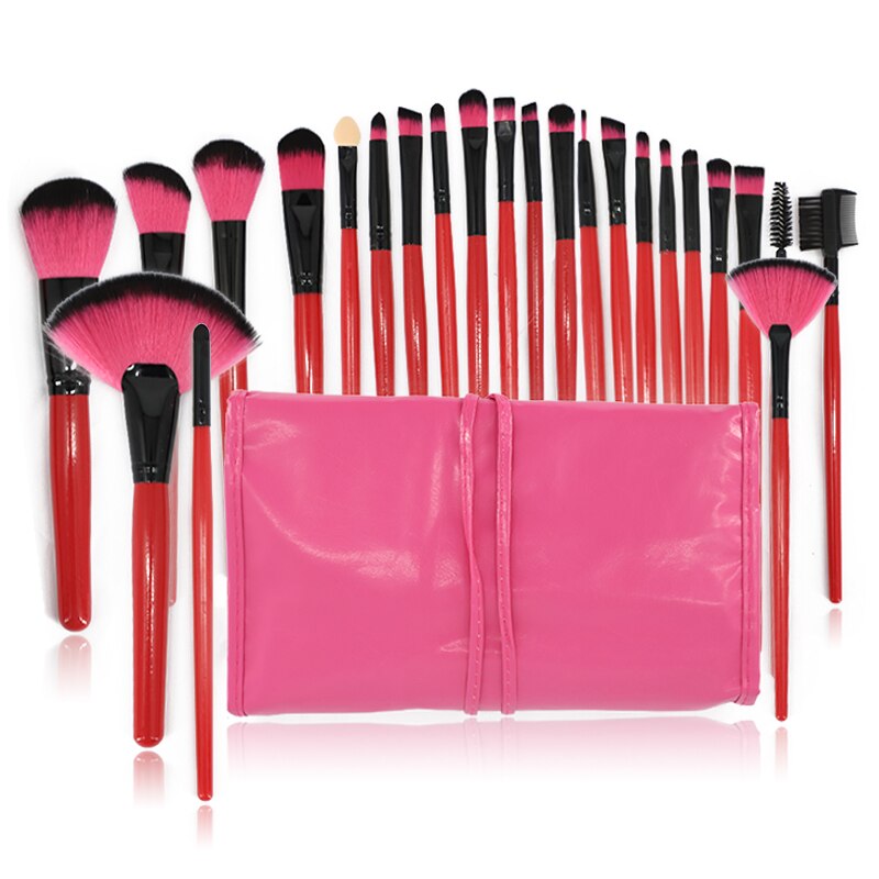 24PCS Professional Make-Up Brushes Set For Eyebrows Foundation Powder Brush Eyeshadow Eyelash Brushes Cosmetics for Face