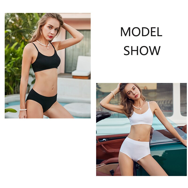 Women Bra Set Panties Sexy Push Up Bralette Female Fitness Seamless Underwear Sports Lingerie Brassiere Set Tank Crop Tops S-XL