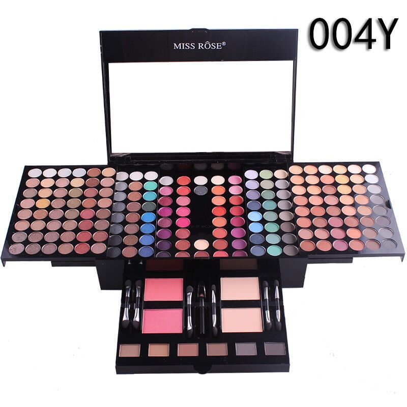 180 Colors Professional Eye Shadow Palette Case Makeup Set with Brush Mirror Shrink EyeShadow Cosmetic Makeup Case