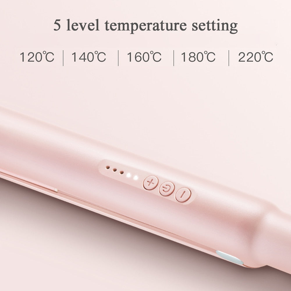 Hair Straightener Curler Tourmaline Ceramic Plate Straightening Irons Ion Hair Care Salon Flat Iron Fast Heat-up Styling Tools