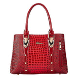 Gykaeo Famous Brand Women Handbags Ladies Hand Bags Luxury Handbags Women Bags Designer 2021 Crocodile Leather Bags for Women