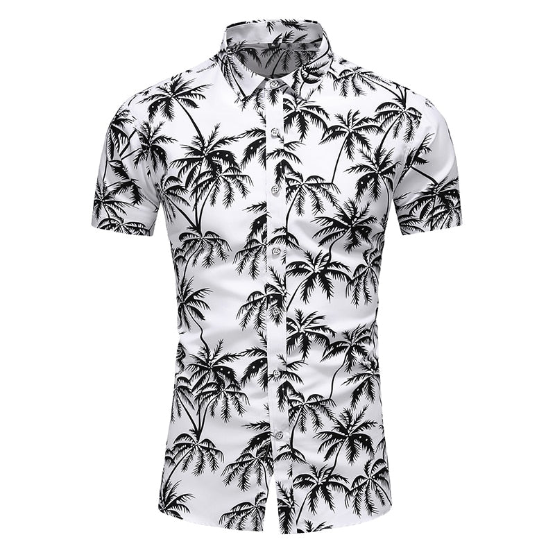 Fashion 9 Style Design Short Sleeve Casual Shirt Men's Print Beach Blouse 2022 Summer Clothing Plus Asian Size M-XXXL 4XL 5XL