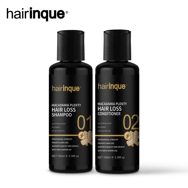 Brazilian Keratin Hair Growth Shampoo & Conditioner Set Enhance for Hair Regrowth Gifts Set Repair Prevent Men Women Care 200ml