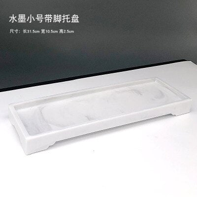 Luxury Resin Bathroom Accessories Set Tray 5pcs Set Nordic White Marble Texture Resin Bathroom Kit Soap Dispenser Storage Tray