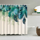 Maple Cactus Autumn Leaves Shower Curtains Bathroom Curtain Frabic Waterproof Polyester Multiple Sizes Bath Bathroom Curtain