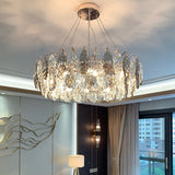 Light luxury chandelier crystal chandelier living room lamp modern minimalist atmosphere dining room chandelier high-end lamps