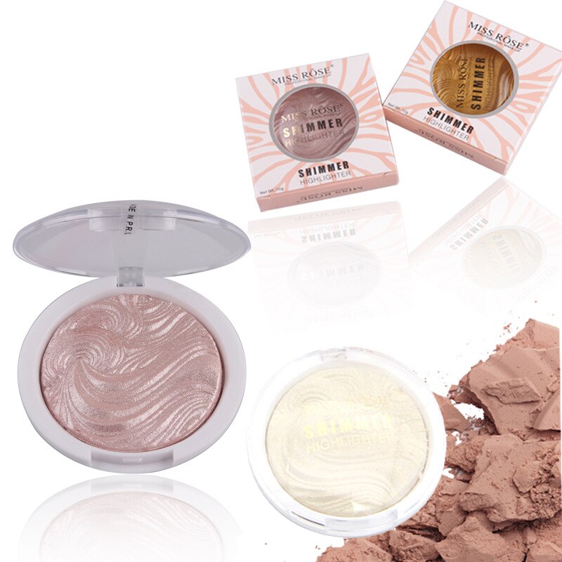 Highlighter Facial Bronzers Palette Glitter Palette Makeup Glow Face Contour Shimmer Powder Illuminator Highlight Cosmetics