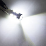 1x Car T10 LED Bulb 6 SMD 12V White 6500K W5W LED Signal Light 10 SMD Auto Interior Wedge Side License Plate Lamps 5W5 194 168