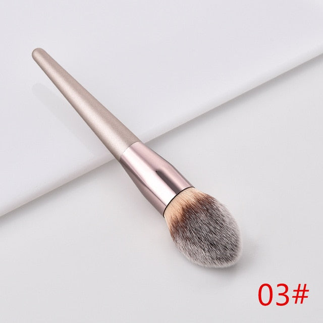 Luxury Champagne Makeup Brushes Set For Foundation Powder Blush Eyeshadow Concealer Make Up Brush Cosmetics Beauty Tools