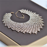 Necklace Wedding, Lightweight Prom Jewelry, Ladies Luxury Rhinestone Accessories Wholesale H94239 CORUIXI