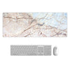 80x30cm Large Marble Desk Pad Mouse Pad Chill Gamer Waterproof Leather kawaii Desk Mat Computer Keyboard Table Decoration Cover