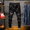 2020 New Style Men's Jeans Fashion Casual High-quality Stretch Skinny Jeans Men's Straight Slim Jeans Boutique Brand Trousers