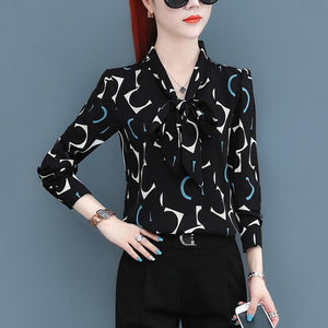 Chiffon Shirt New Annals Dress In 2022 Foreign Style Fashion Undies Women's Long Sleeve Top Spring And Autumn Blouse Gir