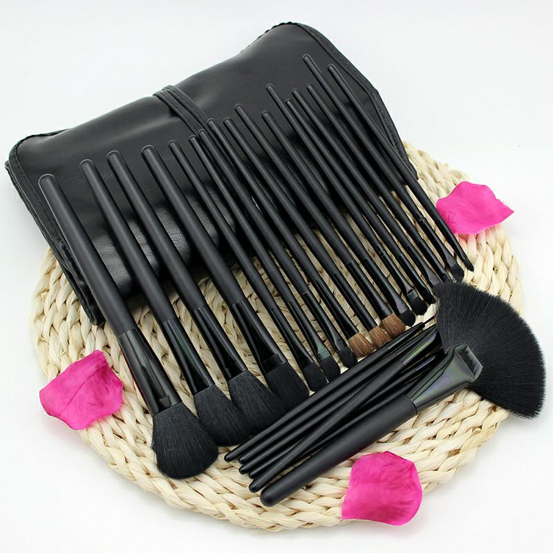 24PCS Professional Make-Up Brushes Set For Eyebrows Foundation Powder Brush Eyeshadow Eyelash Brushes Cosmetics for Face