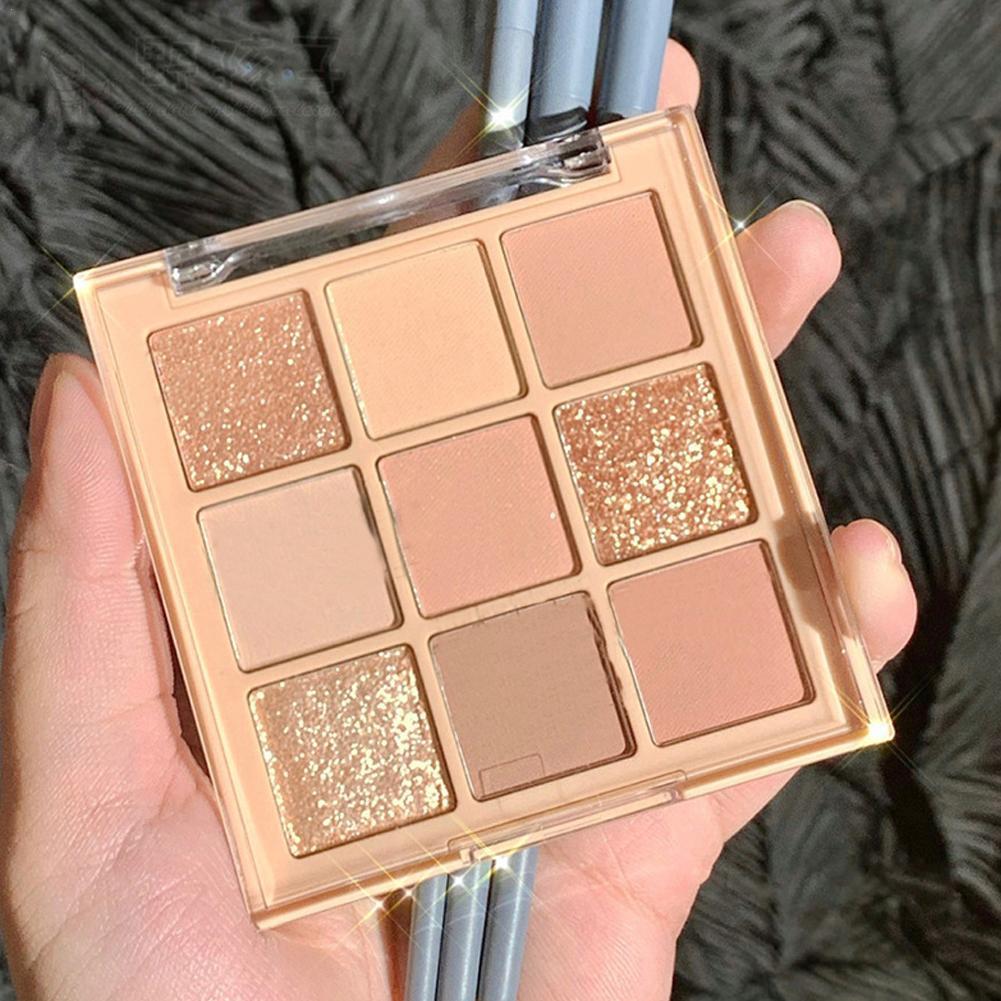 9 Colors Matte Nude Palette Shimmer And Shine Eyeshadow Palette Charming Eyeshadow Palette Shiny Matte Eye Pigment