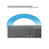 French keyboard wireless mouse azerty suitable for game PC player IMAC TV French keyboard mouse wireless game keyboard