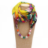2020 Necklace Pendant Scacarves Women Foulard Femme Accessories Muslim Hijab Stores