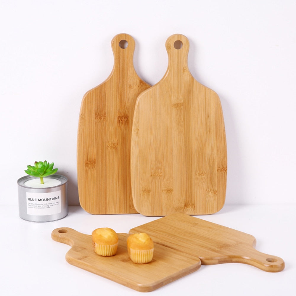 Wholesale Custom Portable Kitchen Eco Friendly Bamboo Cutting Board For Pizza Sushi