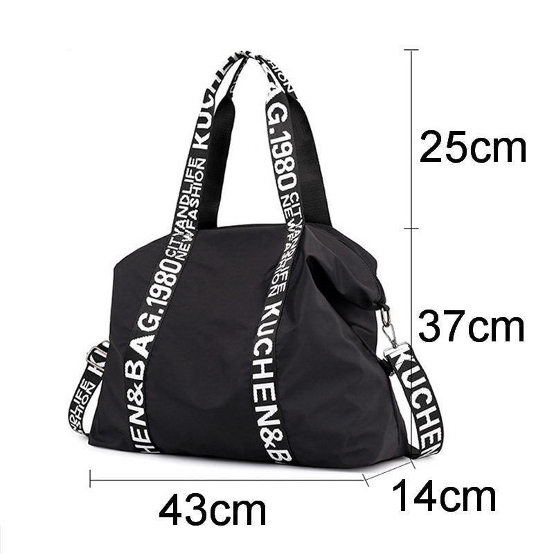 DIINOVIVO Large Capacity Women Bag Nylon Travel Bag Casual Women Handbags Totes Bag Ladies Shoulder Bag Female Bags WHDV1243