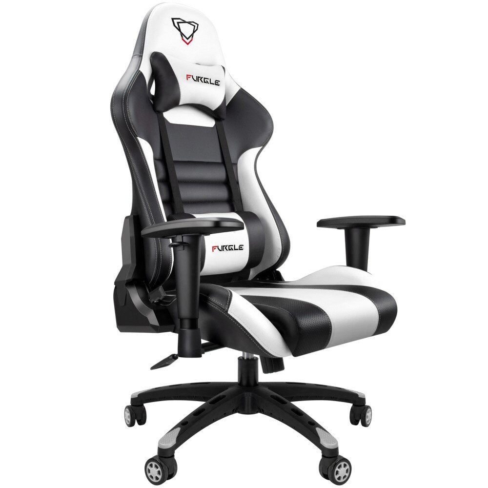 Furgle Office Chair Swivel Gaming Chair Computer Chair with High Back Game Chairs PU Leather Seat for Office Chair Furniture