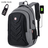 Crossten Business Travel Laptop Backpack, Large Capacity School Bag, USB Charger Port, 15” Computer Business bag, Waterproof EVA