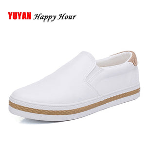 New 2021 High Quality Soft Leather Shoes Women Flats Fashion Ladies Loafers Casual Womens Brand Black White Shoes ZH2221