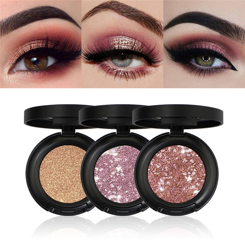 Eye Shadow Powder Cream Shimmer Highlighter Colorful Glitter Diamond Mermaid Sparkl Eyeshadow Bling Facial Contour High Gloss