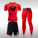 Tracksuit Men Sports Suit Gym Fitness Compression Clothes Running Jogging Sportwear Exercise Workout Rashguard Tights