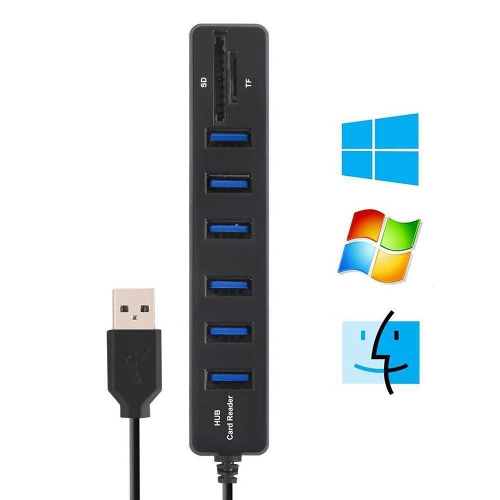 USB Hub 3/6 Port Expander Adapter USB 3.0 Hub Multi USB Splitter 2.0 Hab 3 Hub 3.0 Multiple For PC Computer Accessories