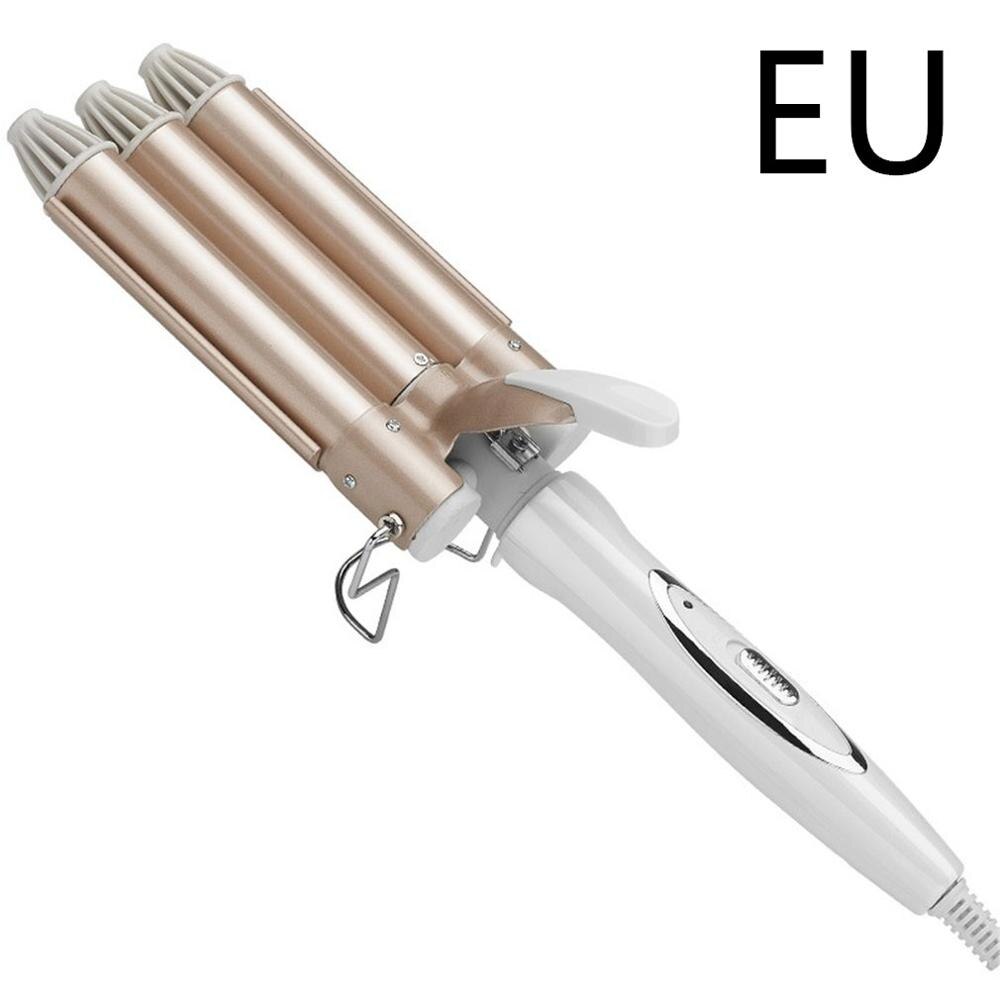 Professional Curling Hair Tools Curling Iron Ceramic Triple Barrel Hair Styler Water Ripple Large Hair Curler Hair Styling Tool