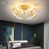 Bedroom Lamps Modern LED Chandeliers Indoor Lighting Living Study Room HOME Decoration Dimmer Parlor Foyer Luminaria Luster