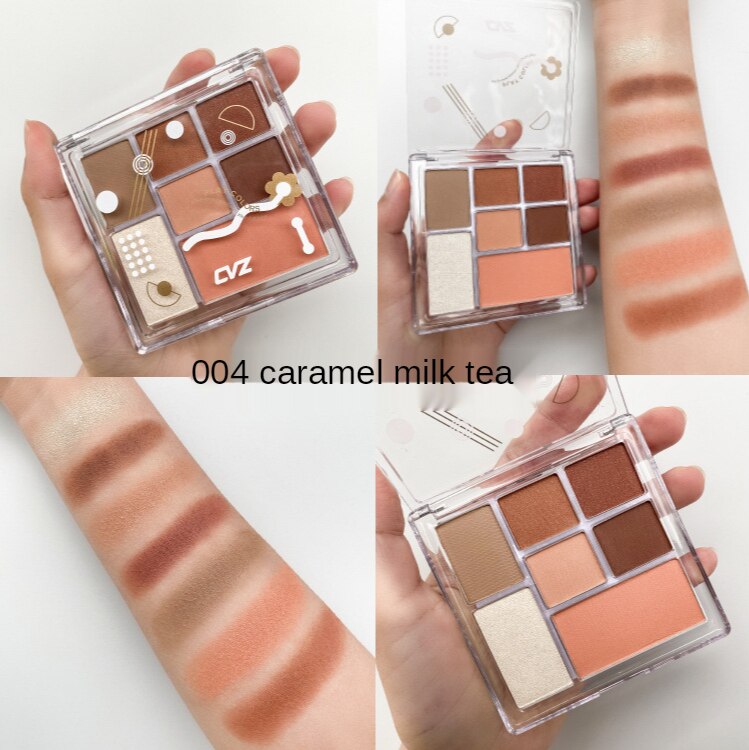 Makeup Palette Seven-Color Long-Lasting Waterproof Eyeshadow Palette Highlight Blush Repair Multi-Function Women Cosmetics