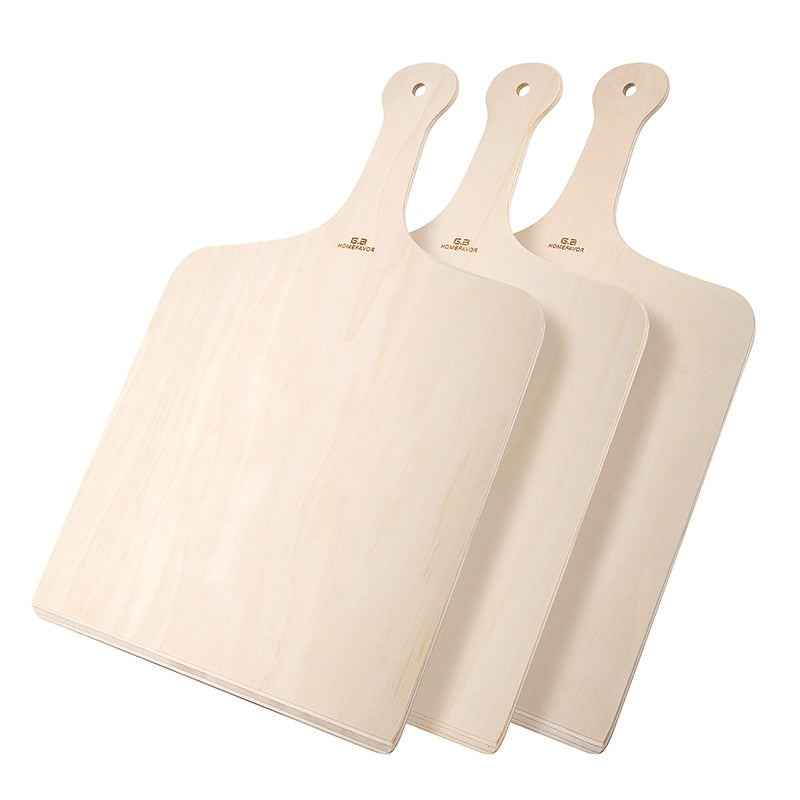 Pizza Peel Wooden Cutting Board Custom Pizza Shovel Pastry Baking Paddle Kitchen BBQ Tools