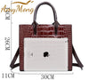 3 Sets High Quality Patent Leather Women Handbags Purses Luxury Shoulder Tote Messenger Crossbody Bags Retro Clutch and Wallet