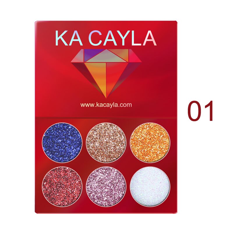 5 Style Palette Of Eye Shadow Cosmetics Matte Glitter Shimmer Shine Pearlescent Waterproof Sexy Big Eye Makeup Eyeshadow TSLM1