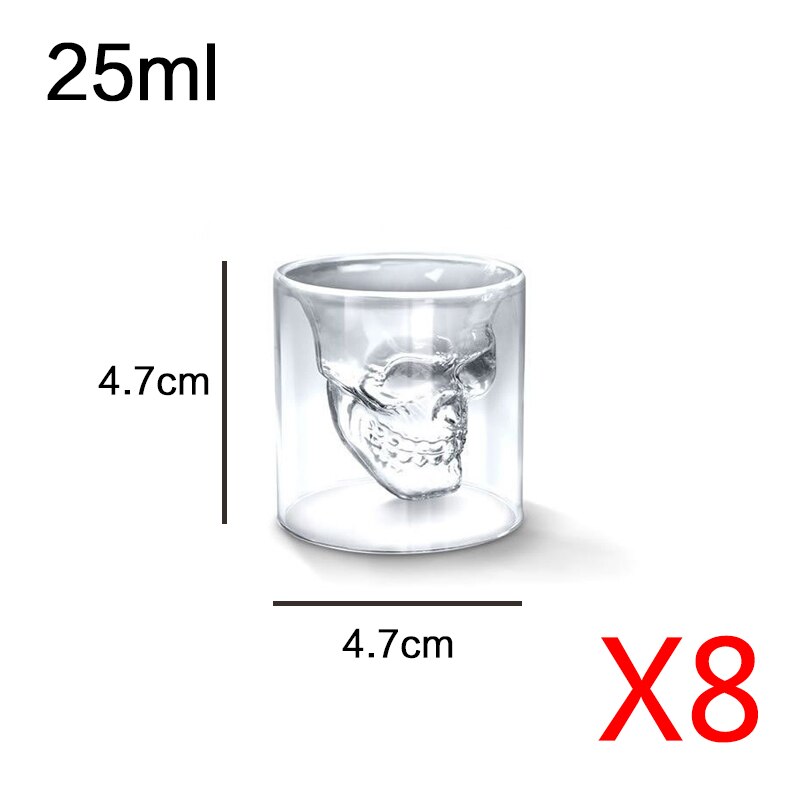 4pcs Heat Resistant Double Wall Tea Glass Cup Beer Coffee Cup Set Handmade Creative Healthy Beverage Glasses Transparent Drink