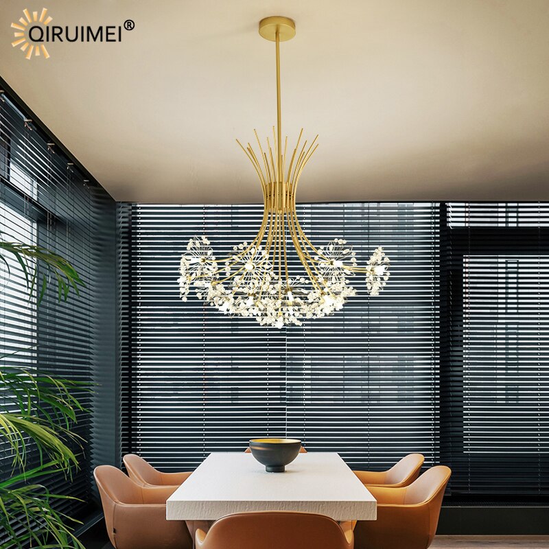 Dimmable Holding Flowers Deco Fixture Modern LED Chandeliers Lights Living Dining Room Bedroom Hall Hotel Lamps Indoor Lighting