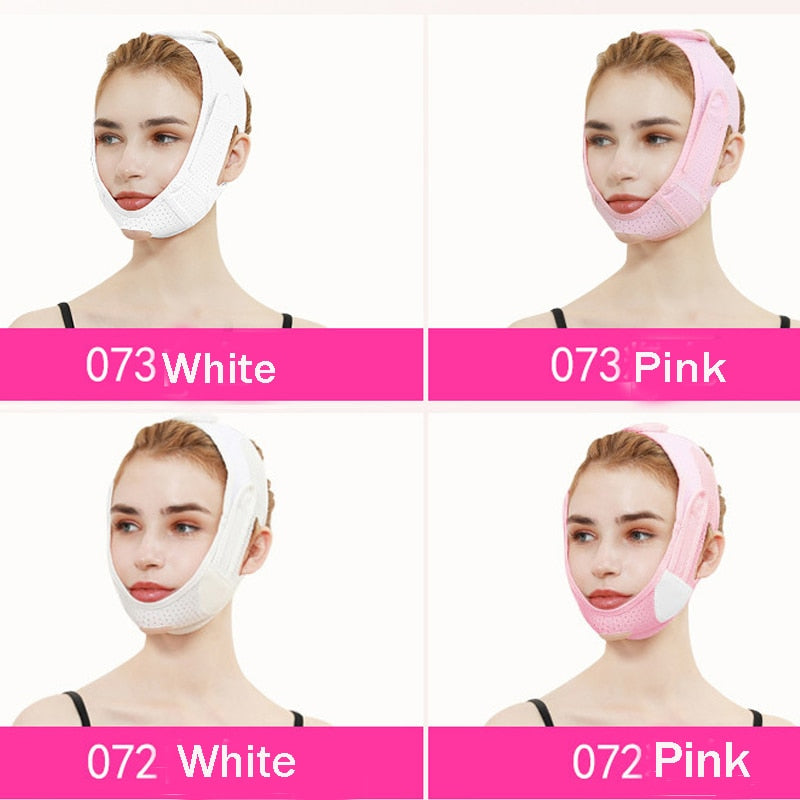 Breathable V Face Cheek Lift Up Band Face Thin Mask Reduce Double Chin V-Line Shaping Bandage Anti Wrinkle Face Bandage