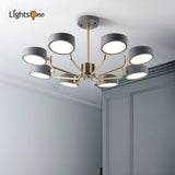 Nordic style bedroom dining room lamp minimalist creative personality home living room chandelier