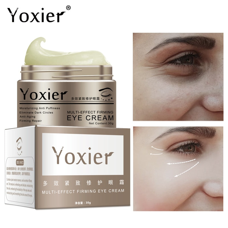 Yoxier Collagen  Eye Cream Face Cream Face Serum Anti-Aging Remove Eye Bag Lifting Firming Fine Lines Facial Skin Care Set